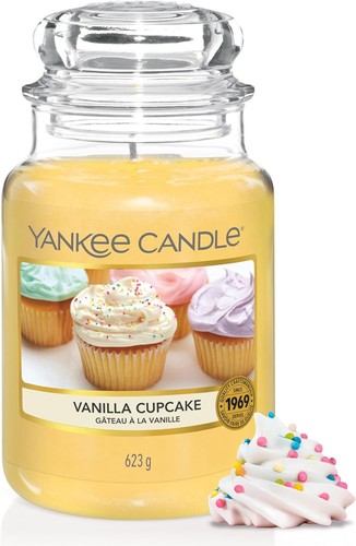 Yankee candle vanilla cupcake - candle,