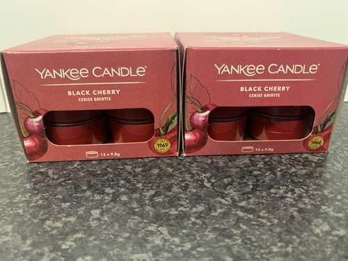 Yankee candle black - candle, cherry