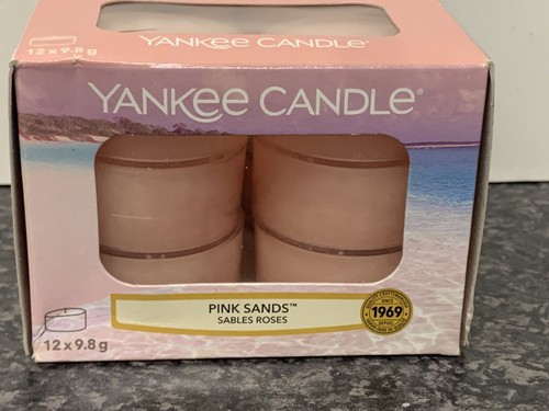 Yankee candle pink sands - candle,