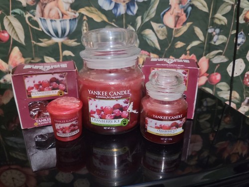 Yankee candle bundle cranberry - candle,